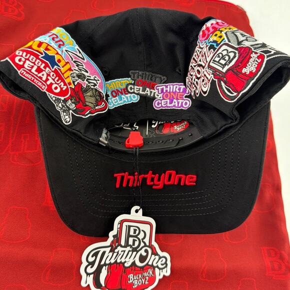 Thirty One X Backpack Boyz Gelato Black Adjustable Snapback Hat - Picture 5 of 13